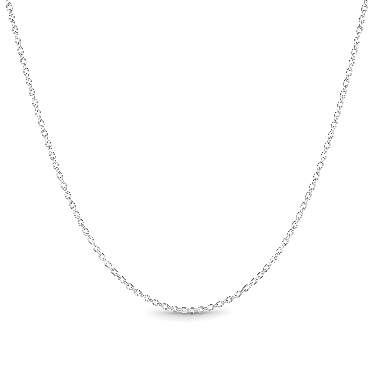 925 Sterling Silver Italian Cable Chain Unisex