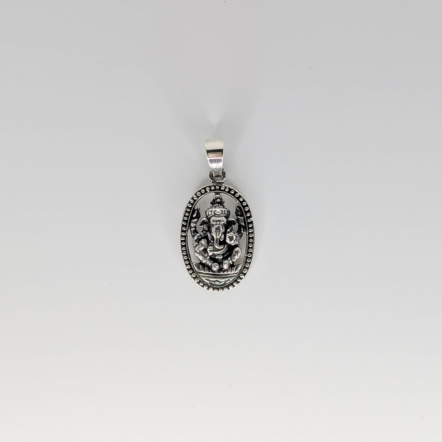 925 Sterling Silver Lord Ganesh Pendant Spiritual