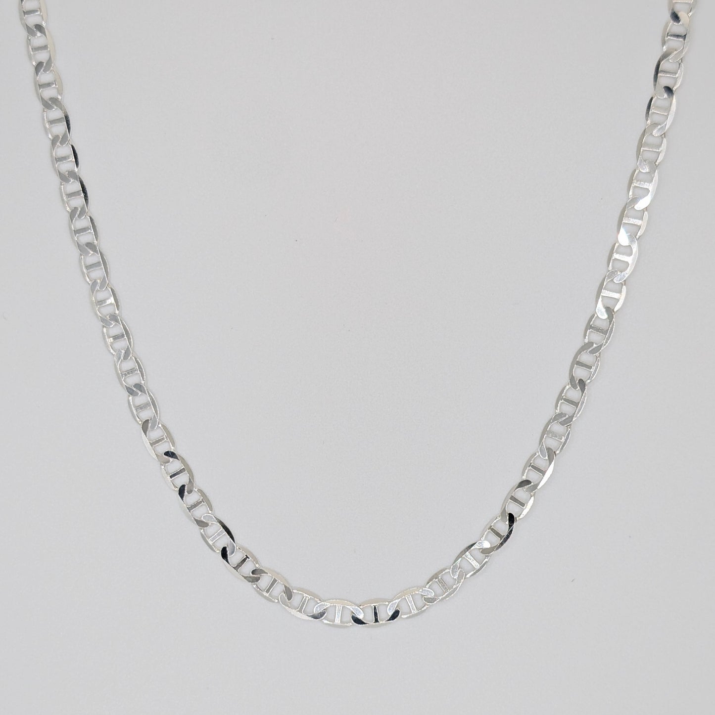 925 Sterling Silver Mariner Chain 5mm Italian Chain