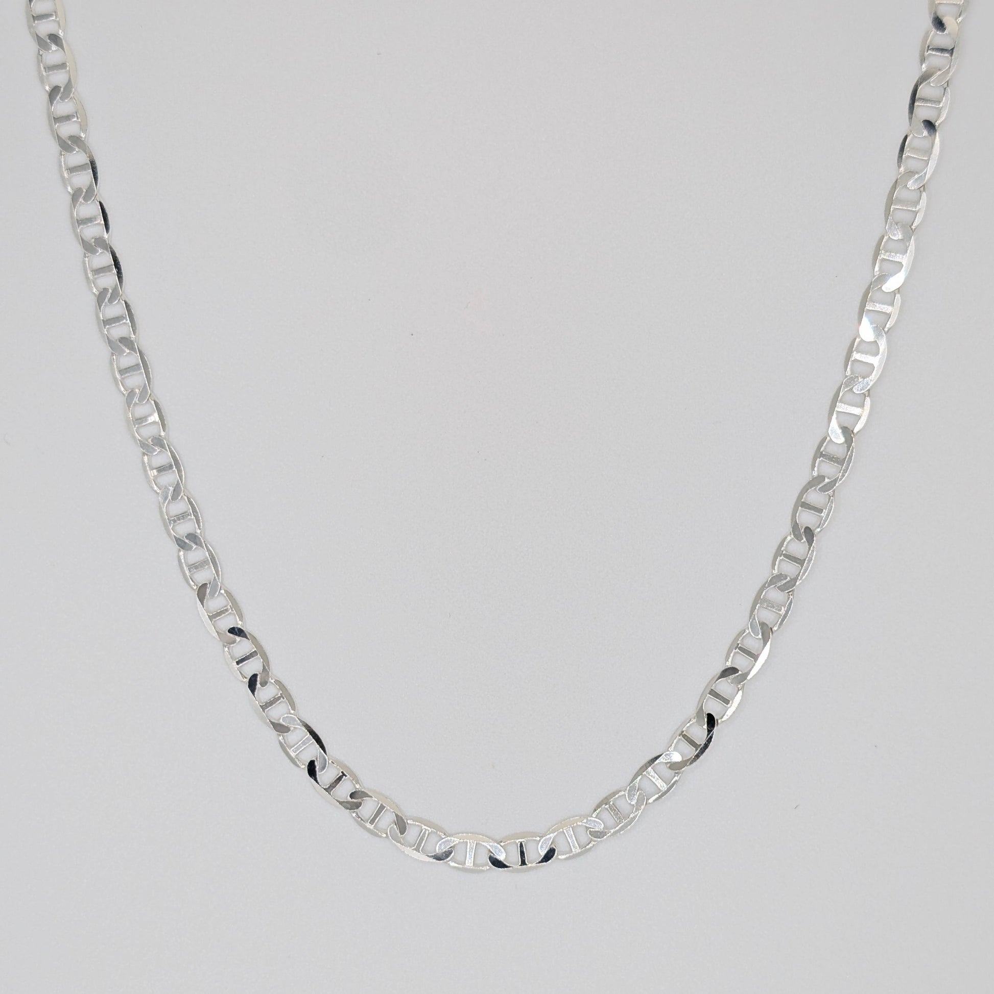 925 Sterling Silver Mariner Chain 5mm Italian Chain
