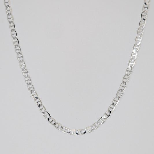 925 Sterling Silver Mariner Chain 5mm Italian Chain