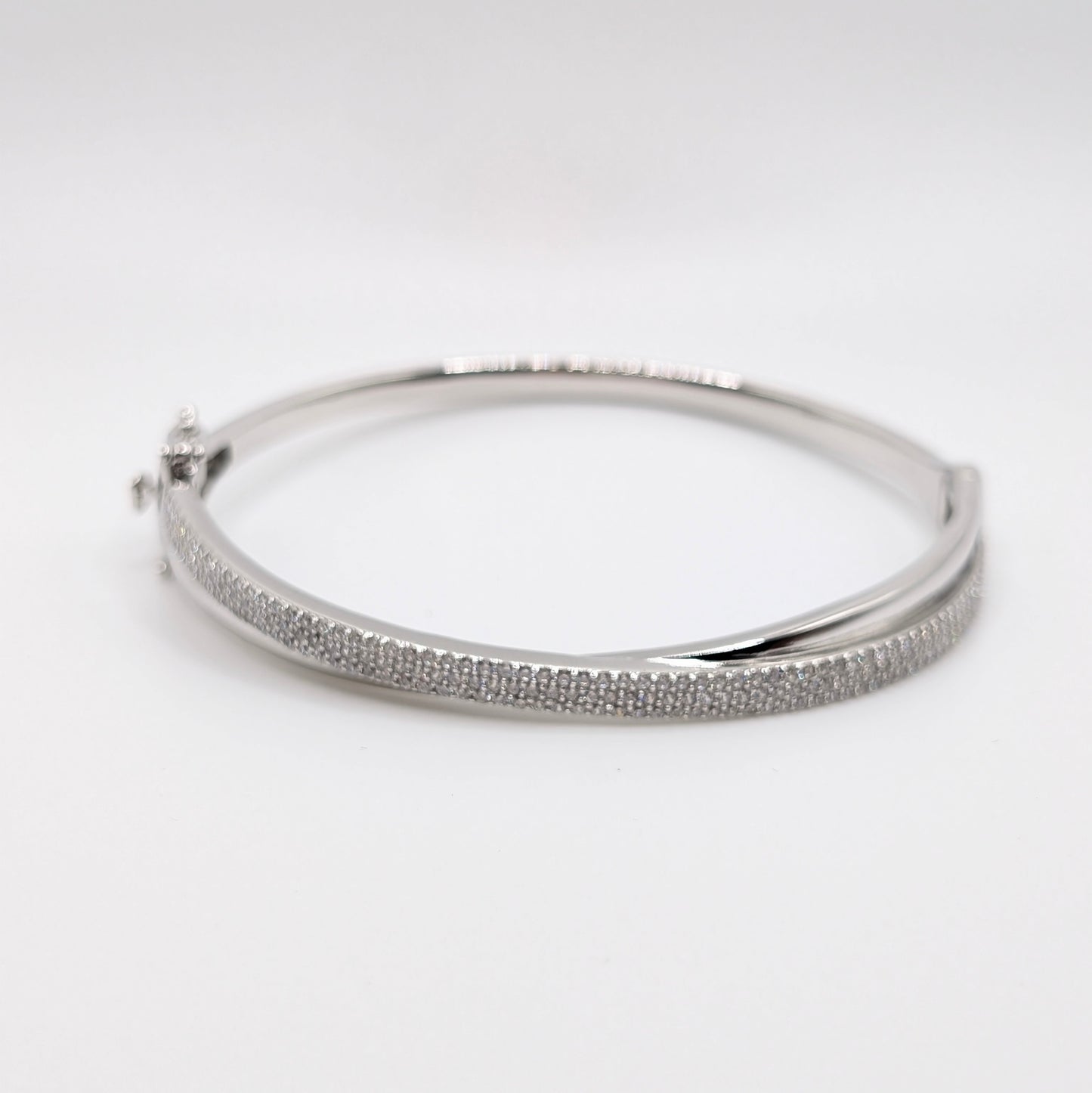 925 Sterling Silver Puzzle Bracelet Elegant 