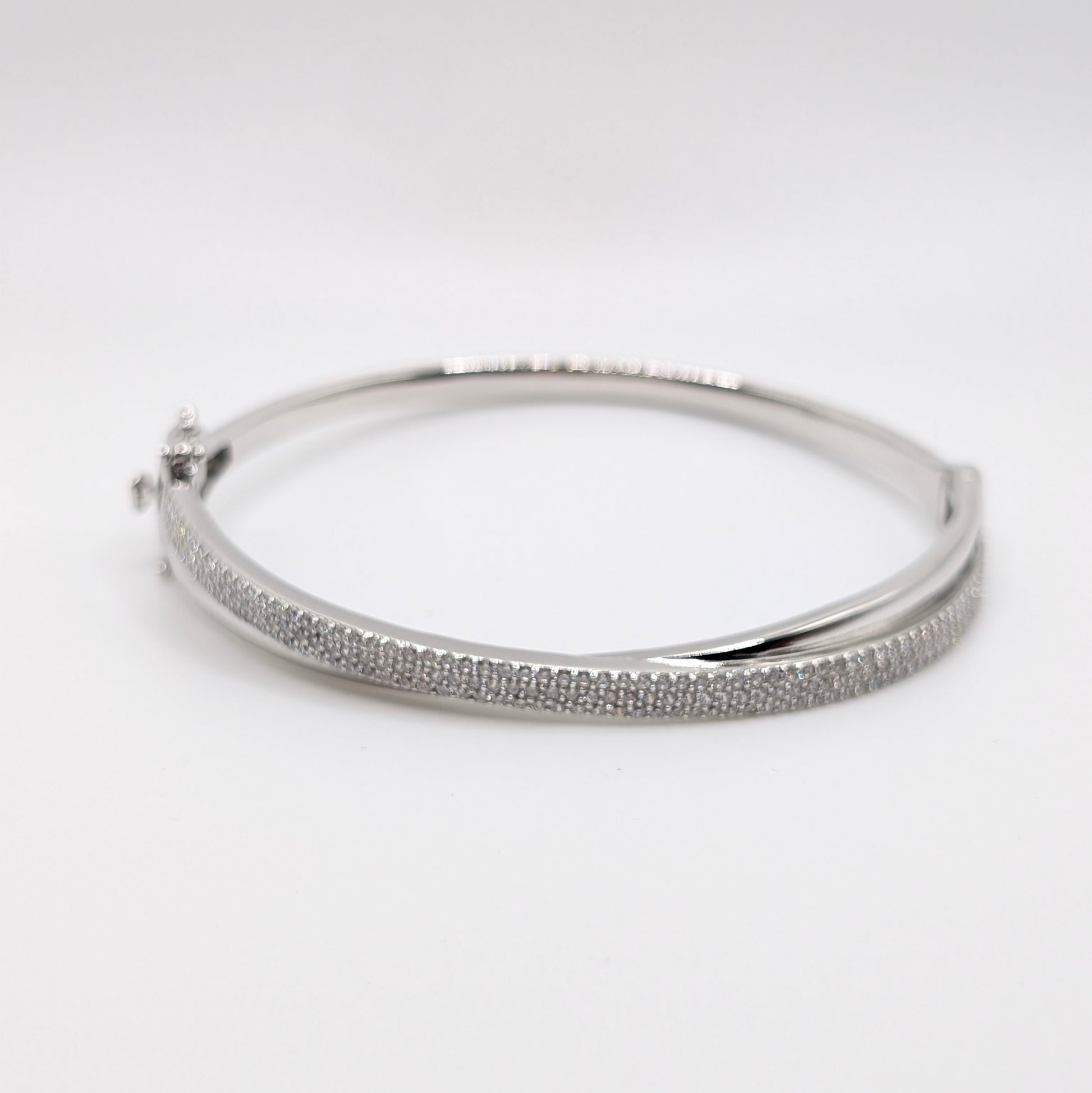 925 Sterling Silver Puzzle Bracelet Elegant 