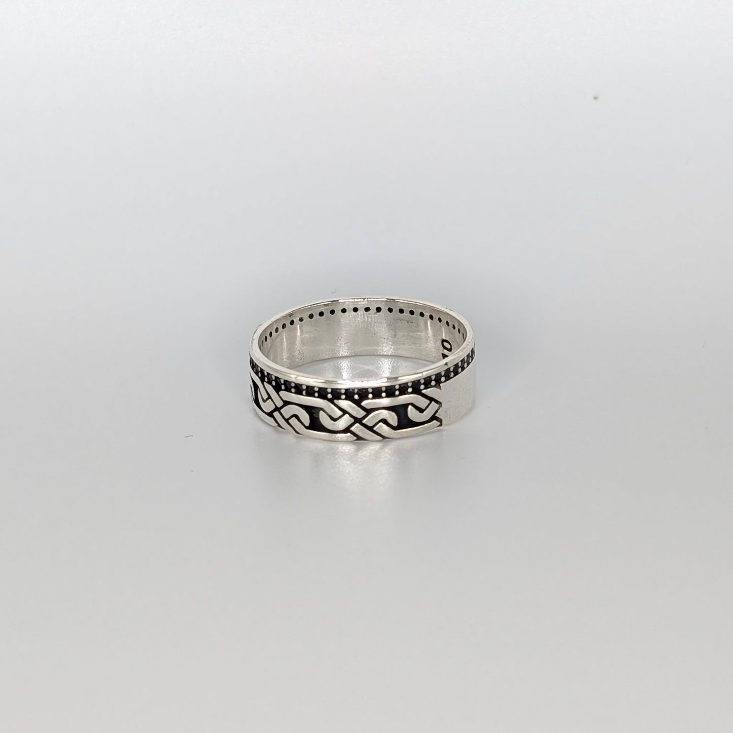 925 Sterling Silver Puzzle Ring Unisex