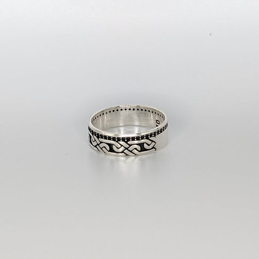 925 Sterling Silver Puzzle Ring Unisex