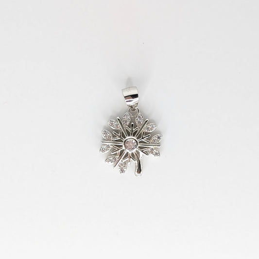 925 Sterling Silver Snowflake Pendant