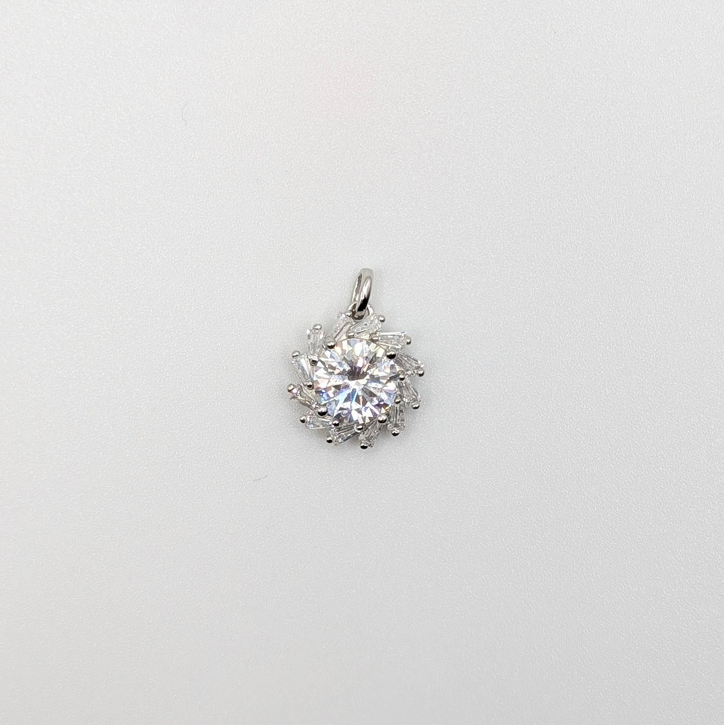 925 Sterling Silver Sunflower Necklace Set with Pendant, Earrings and a Ring