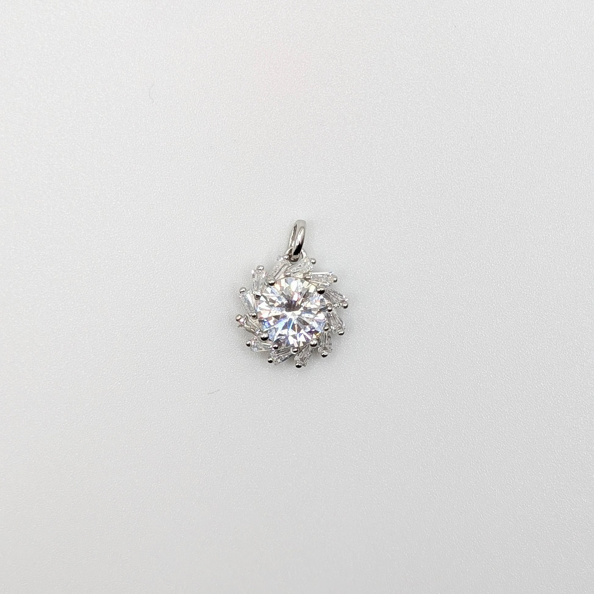 925 Sterling Silver Sunflower Necklace Set with Pendant, Earrings and a Ring