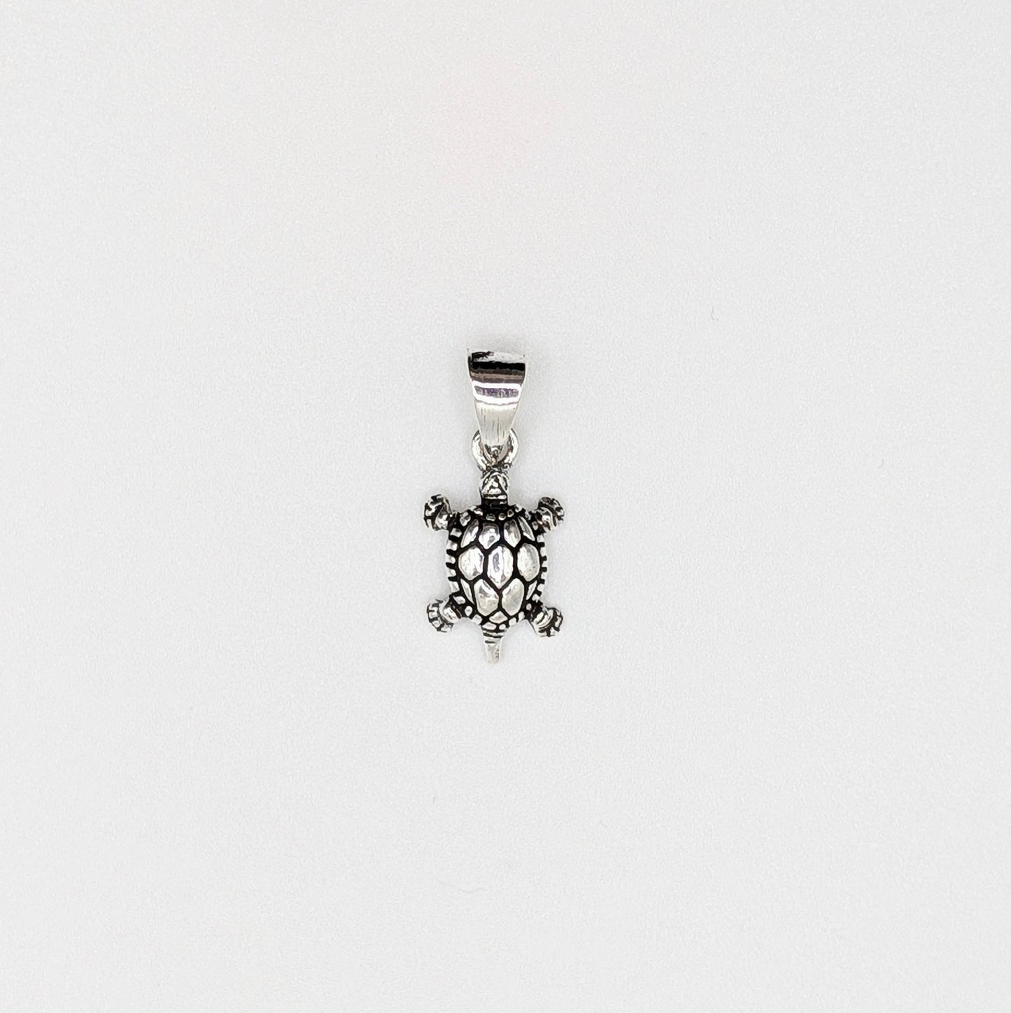 925 Sterling Silver Turtle Pendant Unisex