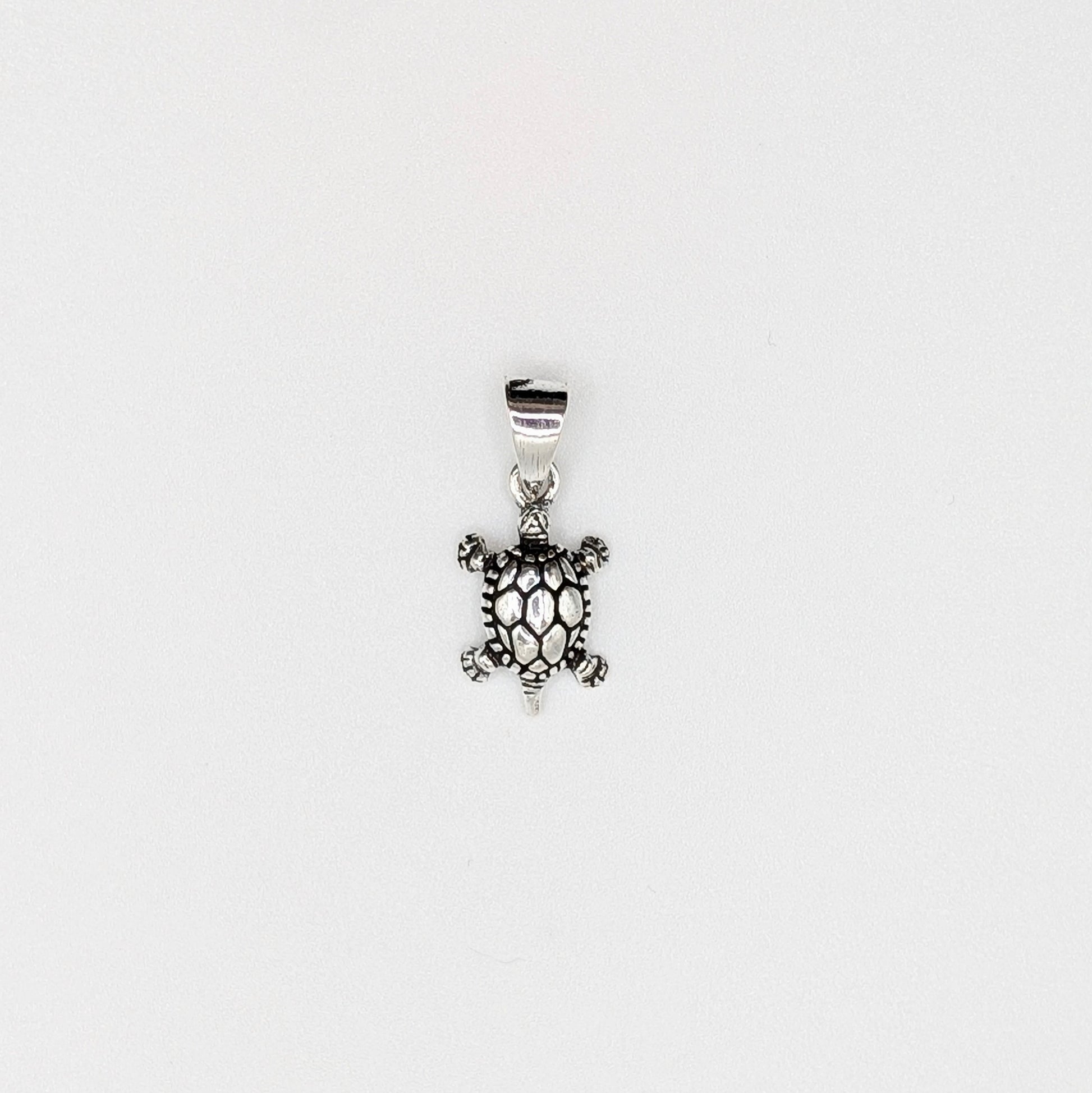 925 Sterling Silver Turtle Pendant Unisex